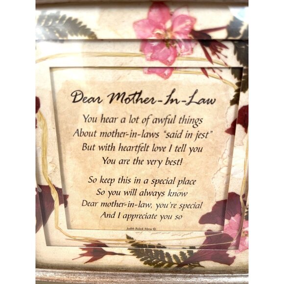Framed Poem "Dear Mother-In-Law" By Creative Products - Picture 4 of 7